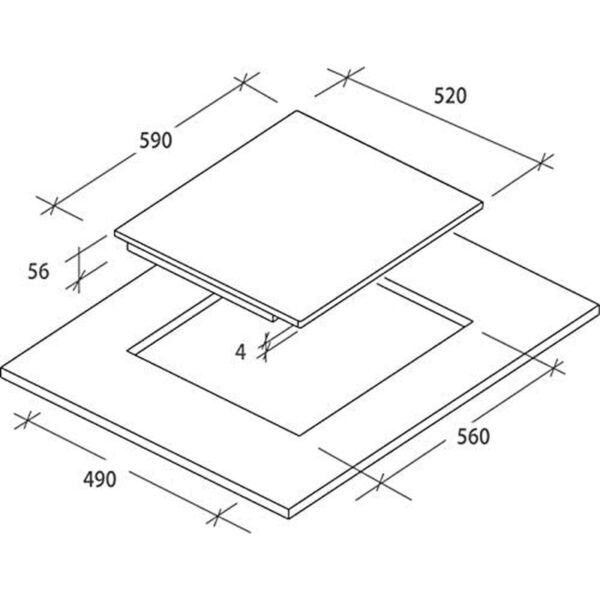 Κεραμικές εστίες Candy CH64CCB 1800 W - Image 2