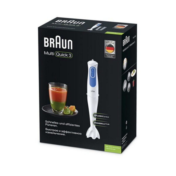 Εκκαθαριστής Braun MQ 3000 Smoothie Λευκό Λευκό/Μπλε 700 W - Image 2