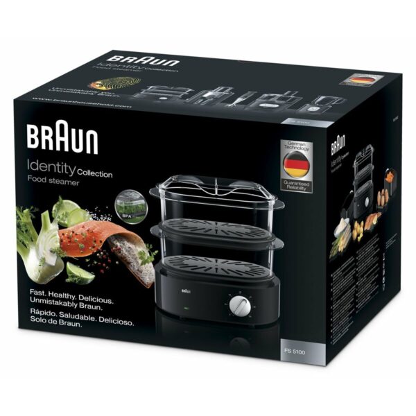 Βραστήρα Ατμού Braun FS 5100 Μαύρο 850 W 850 W - Image 3