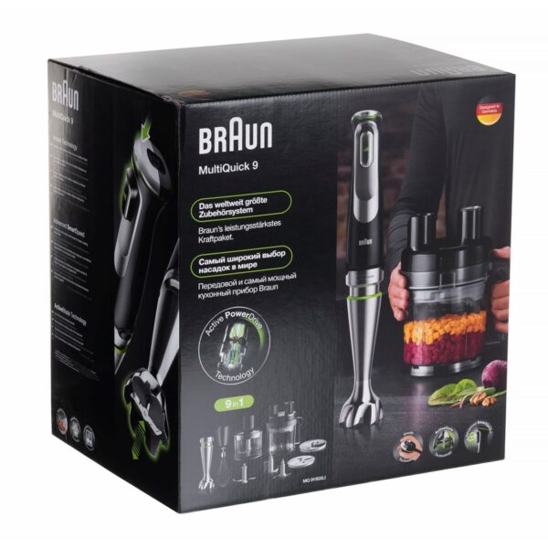 Μπλέντερ Κύπελλο Braun MQ9195XLI Μαύρο 1200 W 500 ml - Image 2