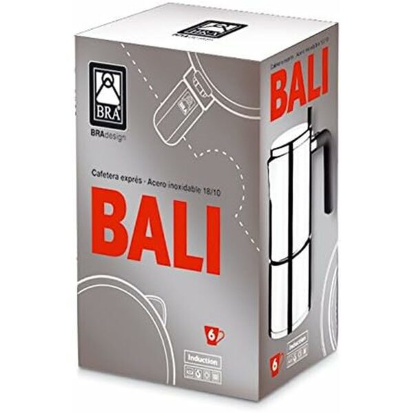 Ιταλικη καφετιερα BRA BALI Χάλυβας 10 Kopper 500 ml Μέταλλο Ανοξείδωτο ατσάλι - Image 2