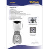 Μπλέντερ Κύπελλο Mx Onda MXBBE2120 Χάλυβας 1000 W - Image 2
