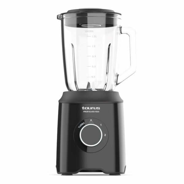 Μπλέντερ Κύπελλο Taurus PRIOR GLASS1500 Μαύρο 1500 W 1,5 L