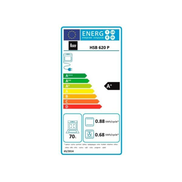 Πυρολυτικός Φούρνος Teka HSB620P 3552 W 70 L - Image 3