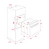 Φούρνος Πολλαπλών Χρήσεων Teka Teka | Horno Multifunción A+ 70 L HydroClean A+ 2615W 70 L - Image 2
