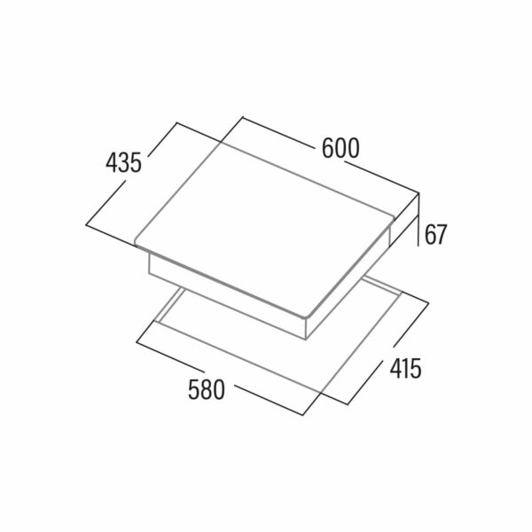 Κεραμικές εστίες Cata TT5003/G 60 cm 5700 W - Image 2