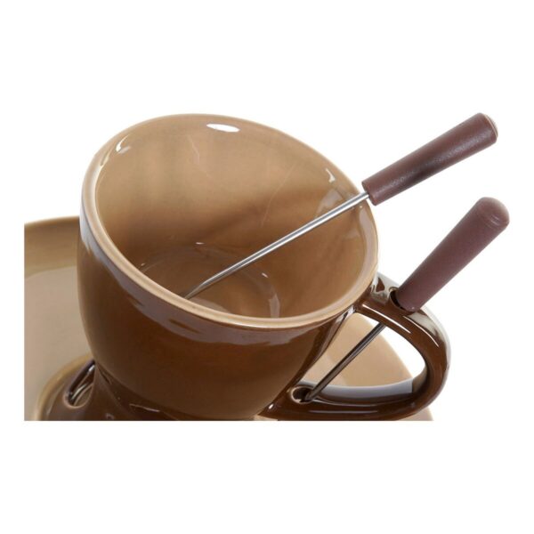 Συσκευη για φοντι σοκολατασ DKD Home Decor Ανοξείδωτο ατσάλι Πορσελάνη - Image 3