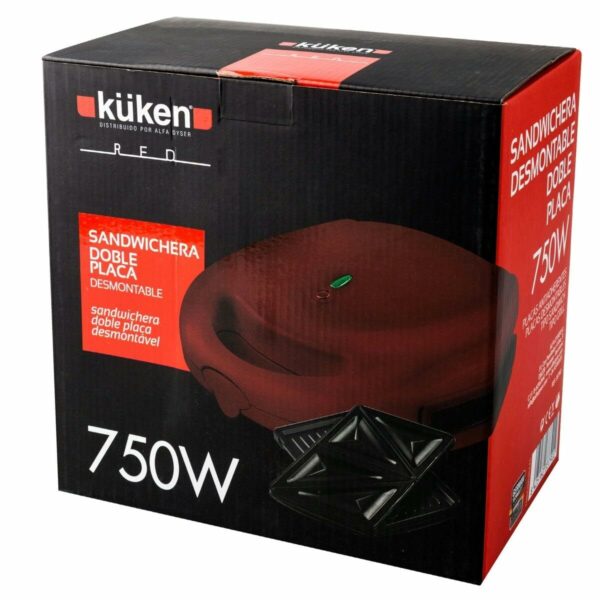 Σαντουιτσιέρα Küken 33790 Κόκκινο 750 W - Image 2