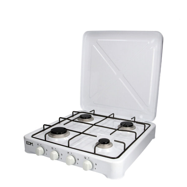 Εστία Αερίου EDM 07422 Λευκό 1500 W - Image 2