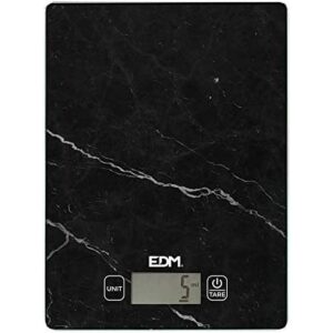 ζυγαριά κουζίνας EDM 07528 Μαύρο 5 kg