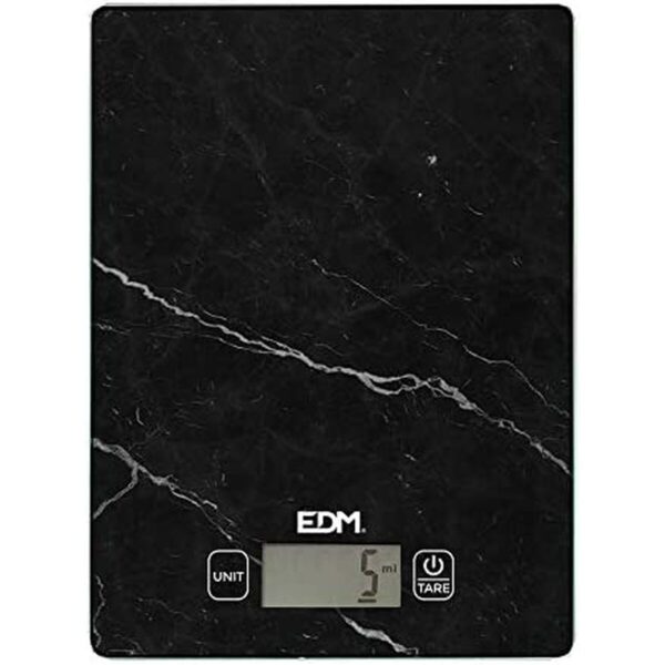ζυγαριά κουζίνας EDM 07528 Μαύρο 5 kg