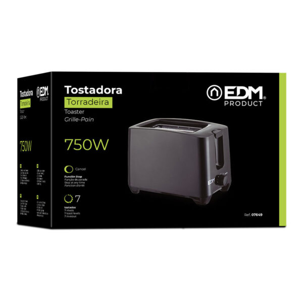 Τοστιέρα EDM 07649 76493 750 W - Image 2