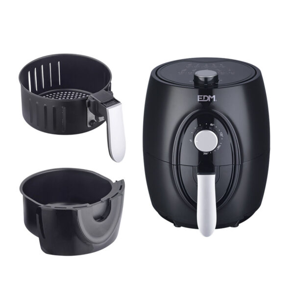 Φριτέζα με Αέρα EDM 07654 1400 W 3,6 L Πολύχρωμο - Image 3