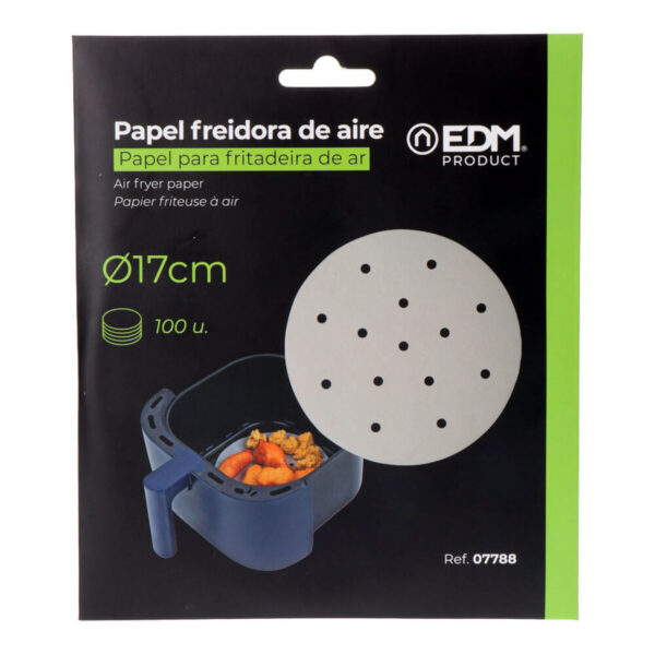 Χαρτί για αεροφρυτέρα EDM 07788 Ø 17 cm 100 Μονάδες - Image 2