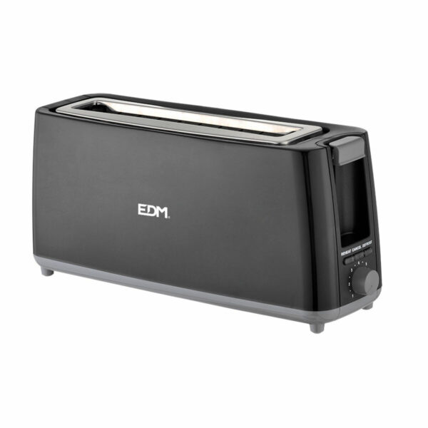 Τοστιέρα EDM 07798 Black Design 900 W Μακριά - Image 2
