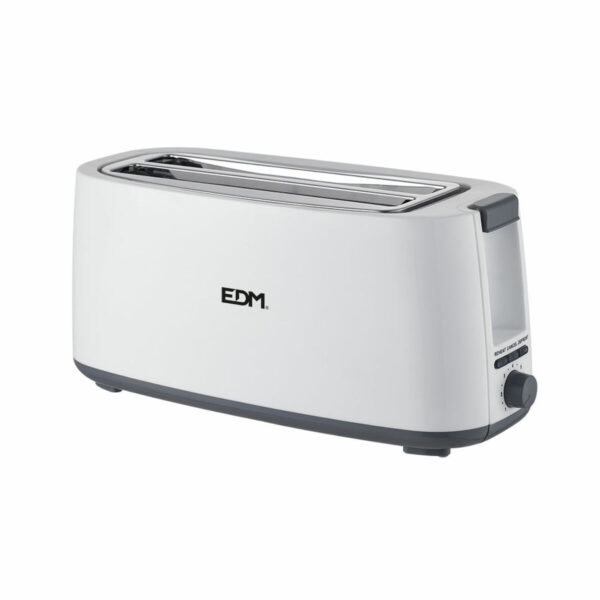 Τοστιέρα EDM 07799 White Design 1400 W Διπλή σχισμή - Image 2