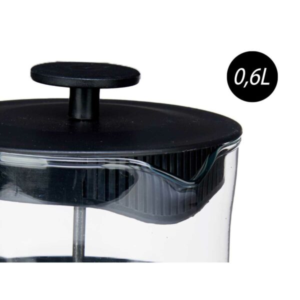 Τσαγιέρα Kinvara SW8120 Μαύρο Διαφανές 600 ml Έμβολο - Image 3