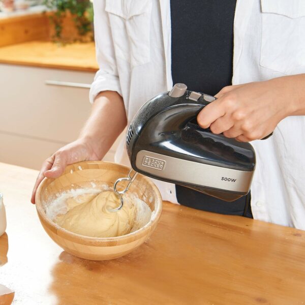 Μπλέντερ/Μίξερ ζαχαροπλαστικής Black & Decker BXMX500E 500 W - Image 3