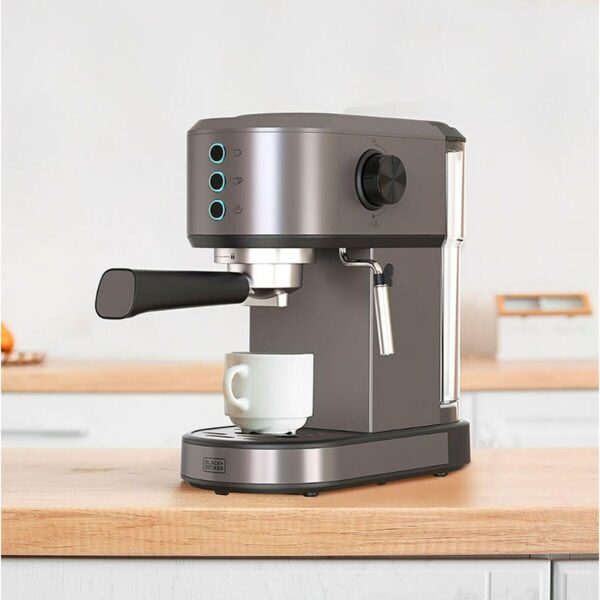 Καφετιέρα Εσπρέσο με Βραχίονα Black & Decker BXCO1350E Ασημί 1350 W - Image 3