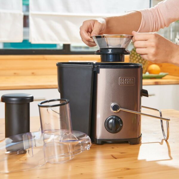 Εκκαθαριστής Black & Decker 1,2 L 600 W Μαύρο Γκρι - Image 3