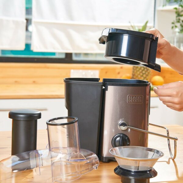 Εκκαθαριστής Black & Decker 1,2 L 600 W Μαύρο Γκρι - Image 2