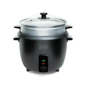 ρυζιέρα Black & Decker BXRC1800E Μαύρο 1,8 L Λευκό Αλουμίνιο 700 W