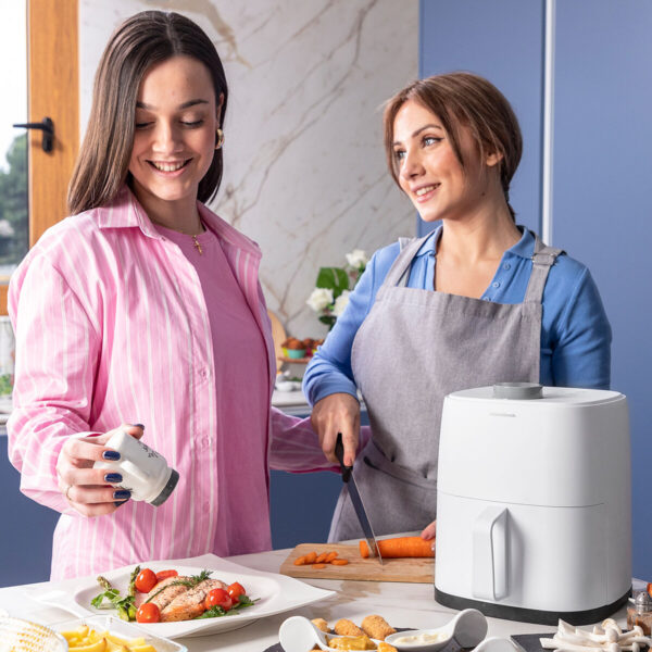 Φριτέζα με Αέρα InnovaGoods Fryinn Lite 2000 Λευκό 1200 W 2 L - Image 3