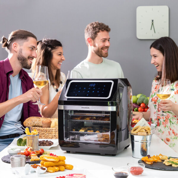 Φριτέζα με Αέρα InnovaGoods Fryinn Pro Max 12000 Μαύρο 1800 W 12 L Ανοξείδωτο ατσάλι - Image 3