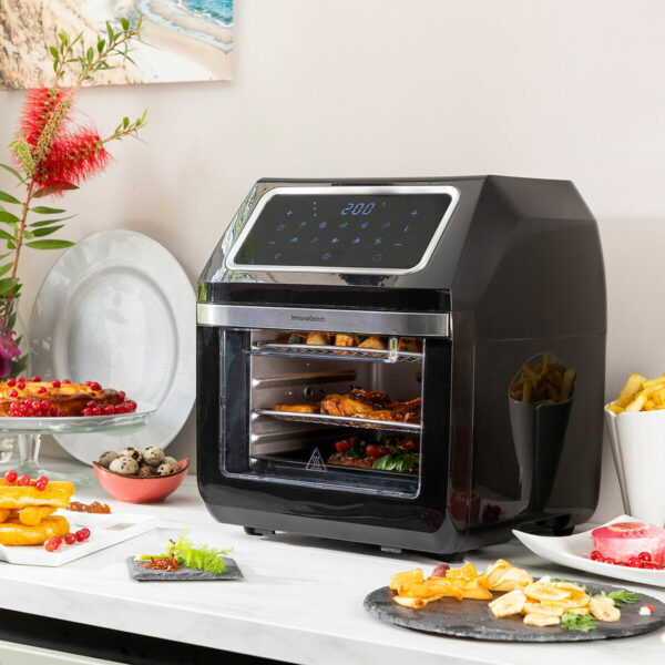 Φριτέζα με Αέρα InnovaGoods Μαύρο 1800 W 12 L Ανοξείδωτο ατσάλι (Ανακαινισμenα B)