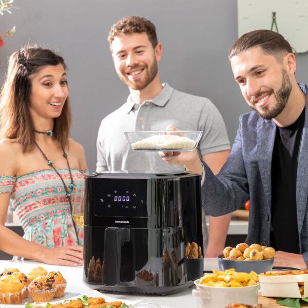 Φριτέζα με Αέρα με Ζυγαριά InnovaGoods Fryinn Balance 5000 Μαύρο 1500 W 5 L Ανοξείδωτο ατσάλι - Image 3