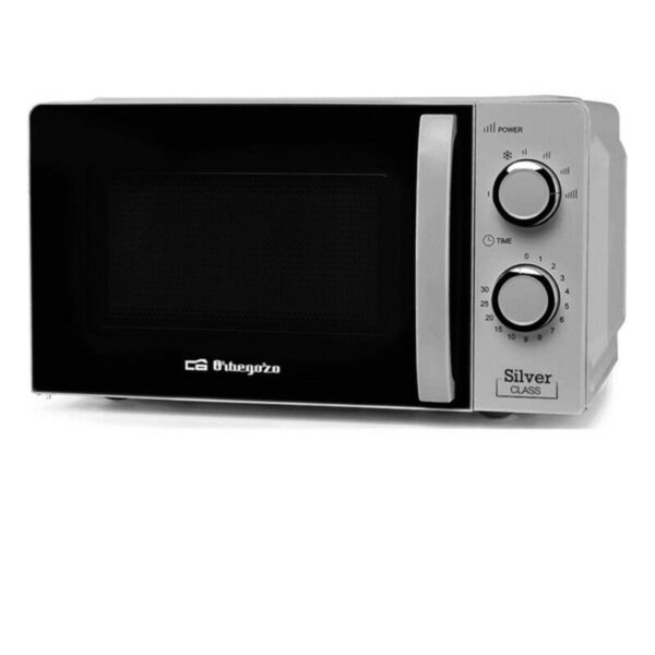 φούρνο μικροκυμάτων Orbegozo MI 2118 20 L 700W 700 W Μαύρο/Ασημί Χάλυβας 20 L