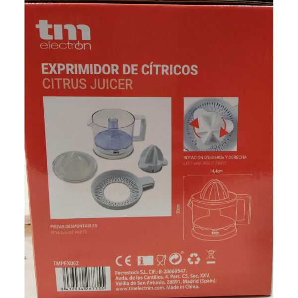 Ηλεκτρικός Αποχυμωτής TM Electron 30W (600 ml) - Image 2