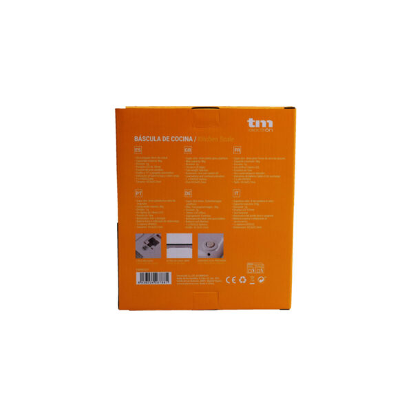 ζυγαριά κουζίνας TM Μήλο 8 kg 22,4 x 18,5 cm - Image 2