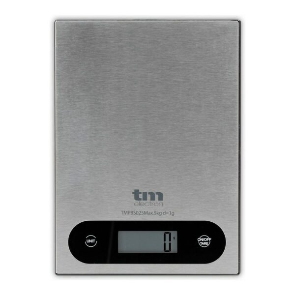 ζυγαριά κουζίνας TM Electron Γκρι 5 kg - Image 3
