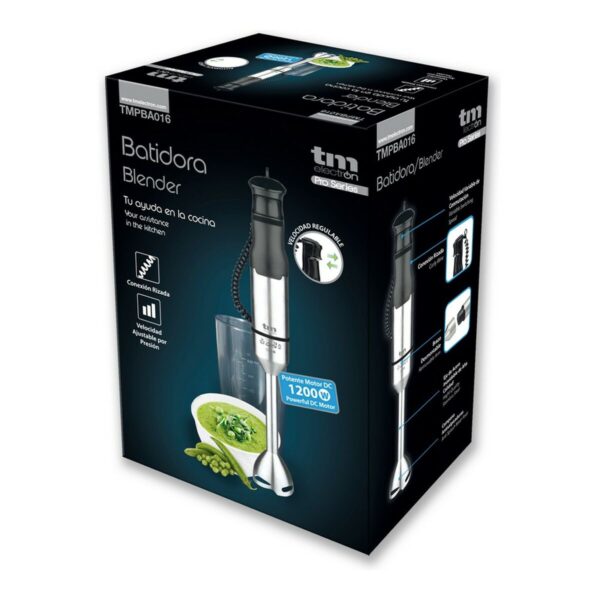Μίξερ Χειρός TM Electron Ανοξείδωτο ατσάλι 1200 W - Image 3