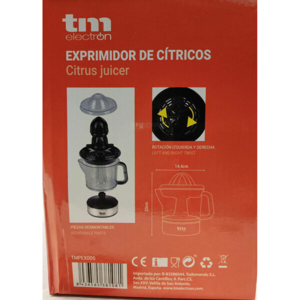 Ηλεκτρικός Αποχυμωτής TM Electron 40W (700 ml) - Image 2