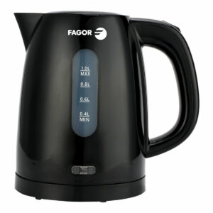 Βραστήρας Fagor teya noir 2200 W 1 L Μαύρο Ανοξείδωτο ατσάλι Πλαστική ύλη