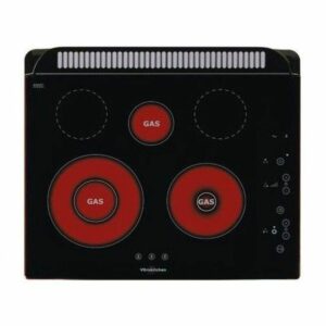 Κεραμικές εστίες Vitrokitchen 301TGN 60 cm Μαύρο (5 ζώνες mαγειρέματος)