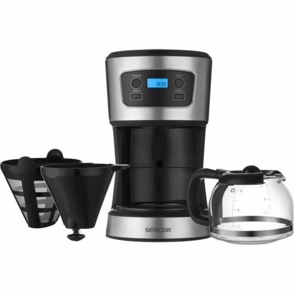 Καφετιέρα Φίλτρου Sencor SCE 3700BK Μαύρο Γκρι noir 700 W - Image 3