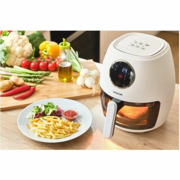 Φριτέζα με Αέρα Sencor SFR 5340WH Λευκό 1300 W 3,5 L - Image 2