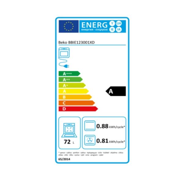 Πολυλειτουργικός Φούρνος BEKO BBIE123001XD 2400W A - Image 2