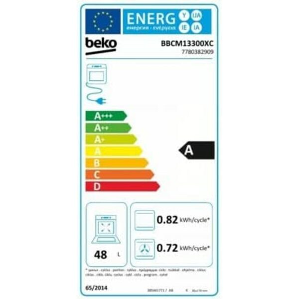 Συμπαγής Φούρνος BEKO BBCM13300XC 48 L - Image 2