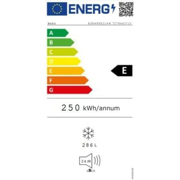 Ψύκτης BEKO B3RMFNE314W Λευκό - Image 3