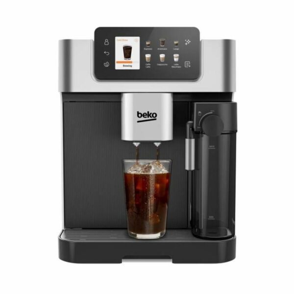 Υπεραυτόματη καφετιέρα BEKO CEG7348X Μαύρο Γκρι Ασημί