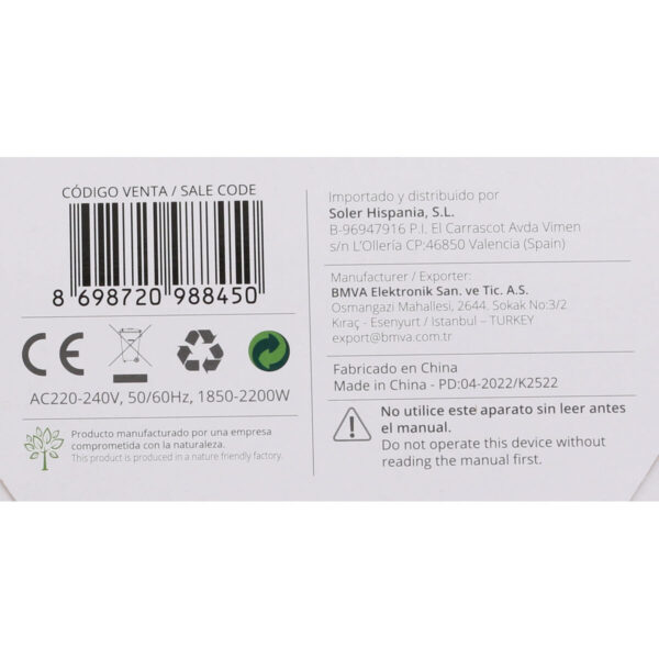Βραστήρας Kiwi 953KK3307 2200 W 1,5 L - Image 2