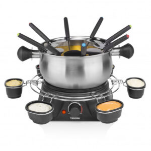 Φριτέζα Fondue Tristar Μαύρο Ανοξείδωτο ατσάλι (Ανακαινισμenα A)