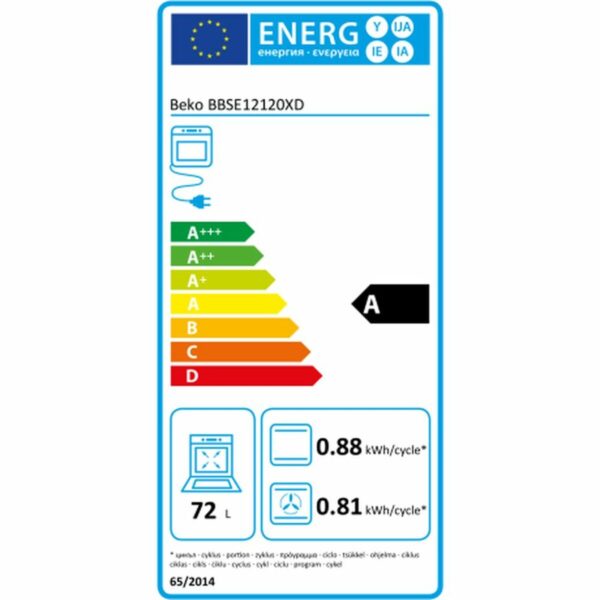 Φούρνος Πολλαπλών Χρήσεων BEKO BBSE12120XD 72 L - Image 2