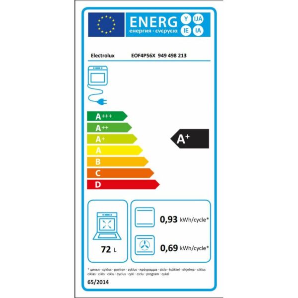Φούρνος Electrolux EOF4P56X 2300 W 72 L - Image 3