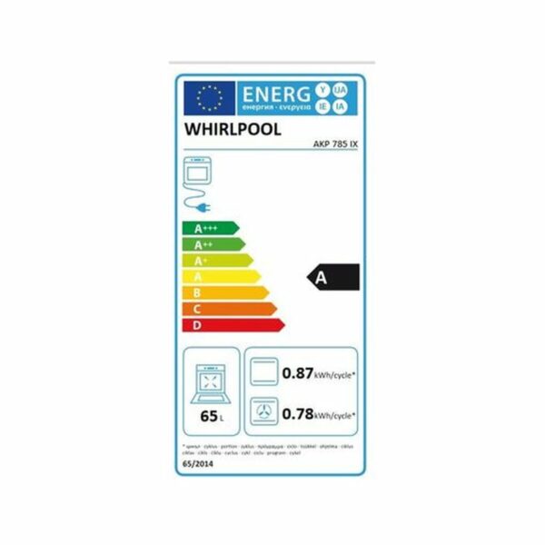 Φούρνος Πολλαπλών Χρήσεων Whirlpool Corporation AKP 785 IX 3200 W 65 L - Image 2