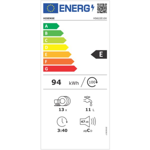 Πλυντήριο πιάτων Hisense HS622E10X 60 cm Γκρι - Image 2